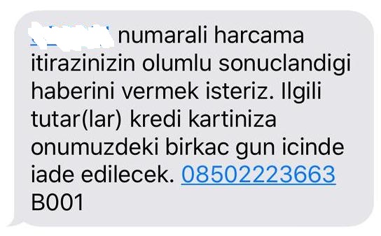 enpara chargeback harcama itirazı